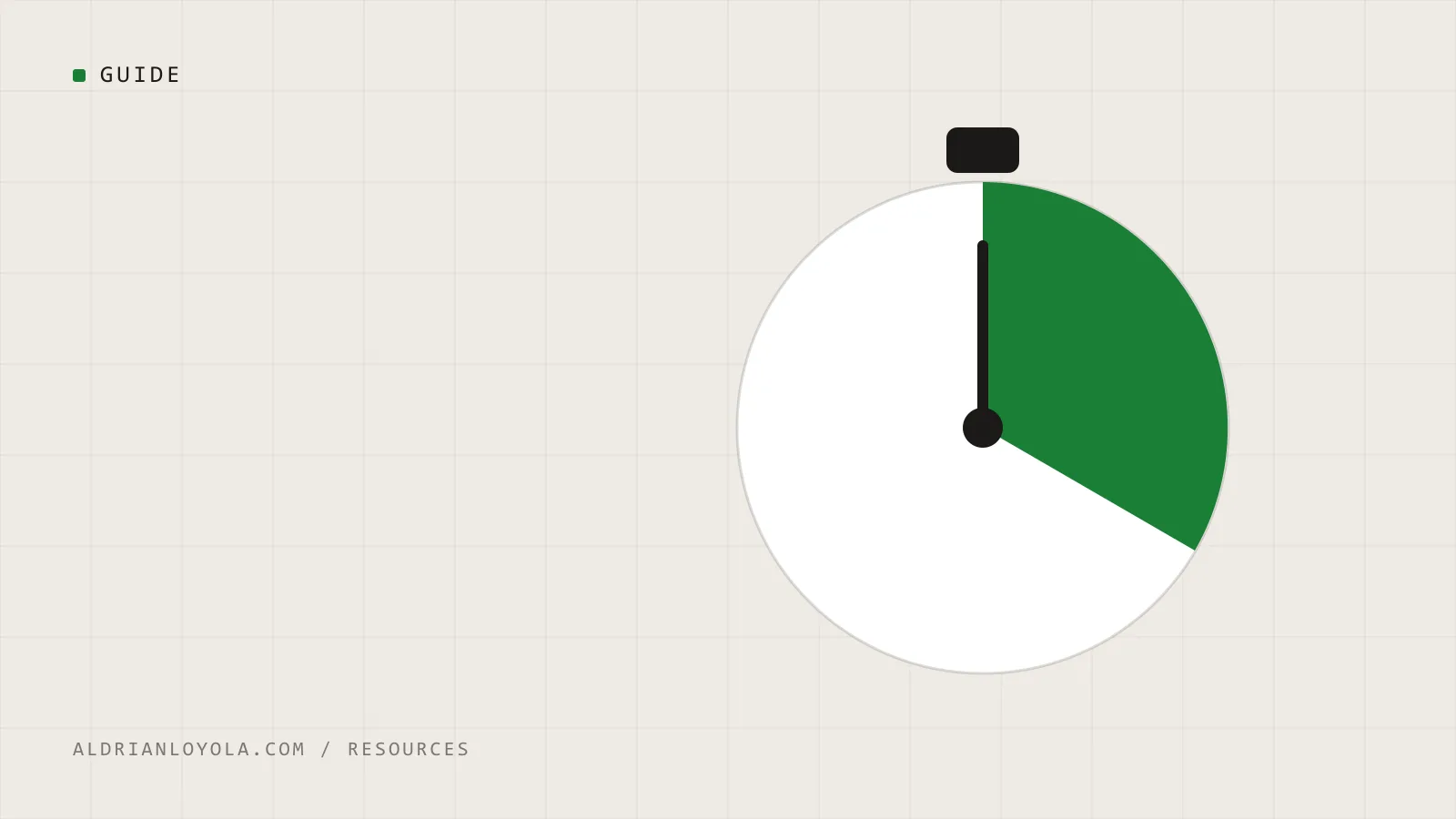 Abstract illustration of a stopwatch